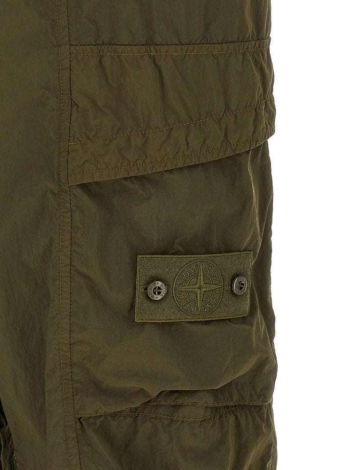 Stone Island Bicolor Polyamide Cargo Pants