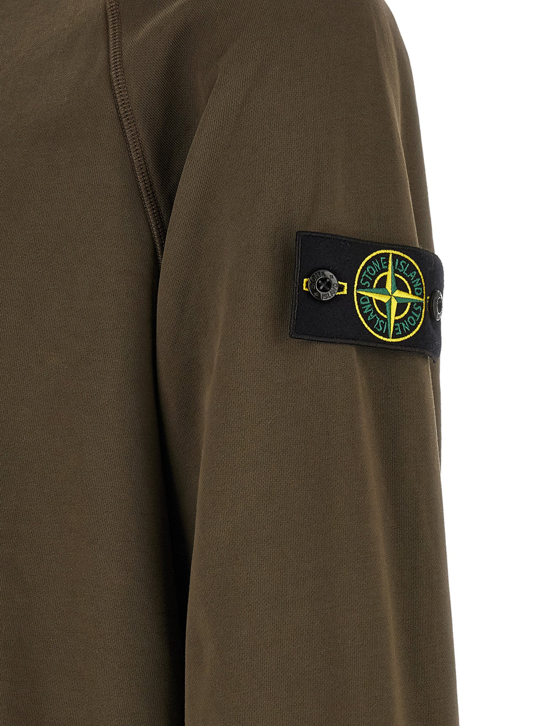 Stone Island Gray Cotton Sweatshirt