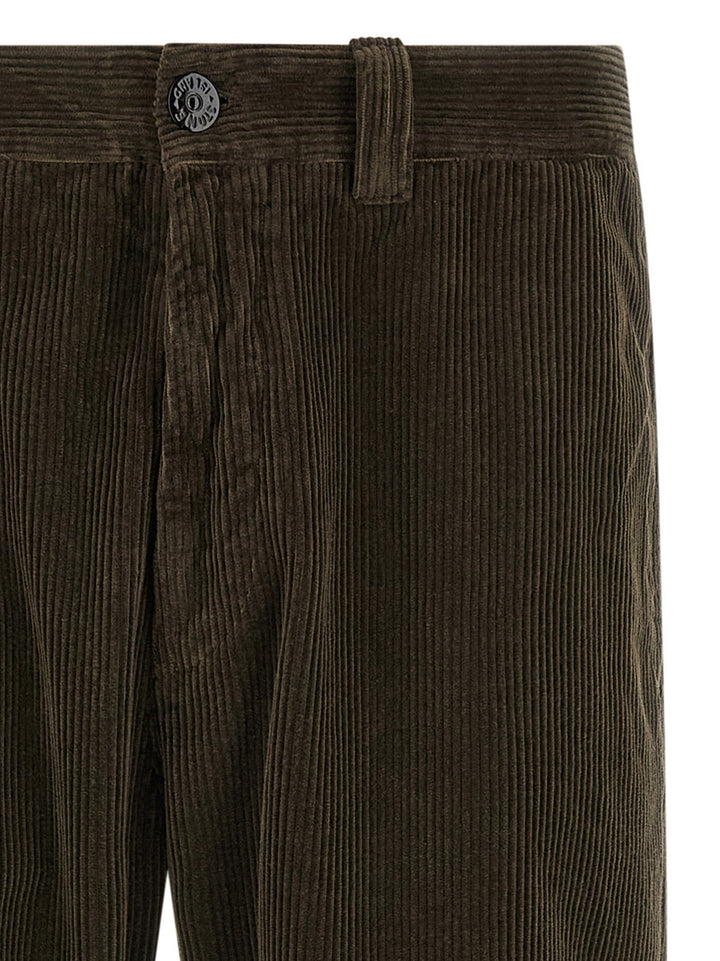 Stone Island Gray Cotton Casual Pants