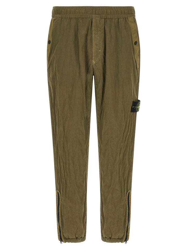 Stone Island Bicolor Polyamide Athletic Pants