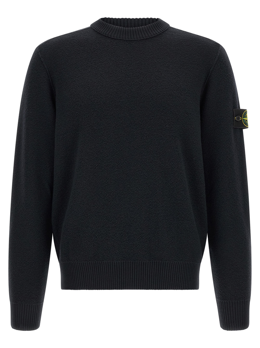 Stone Island Blue Virgin Wool Cardigan
