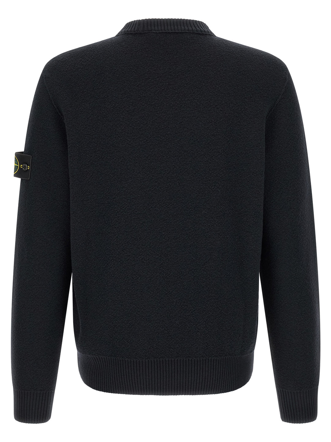 Stone Island Blue Virgin Wool Cardigan