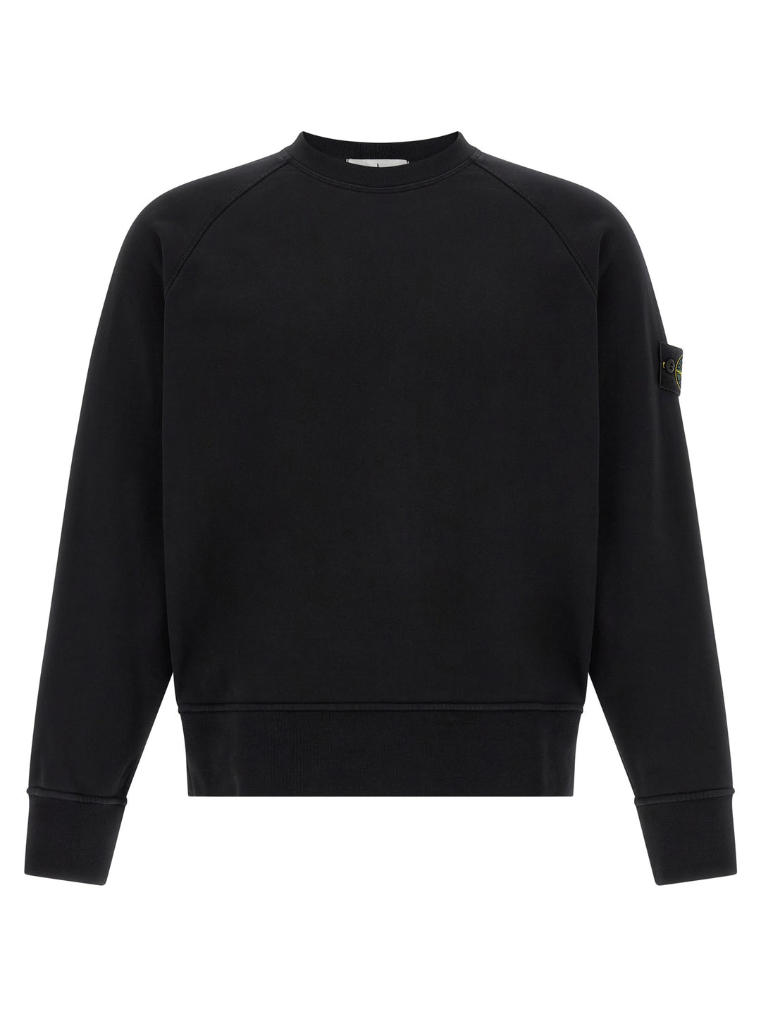 Stone Island Black Cotton Sweatshirt