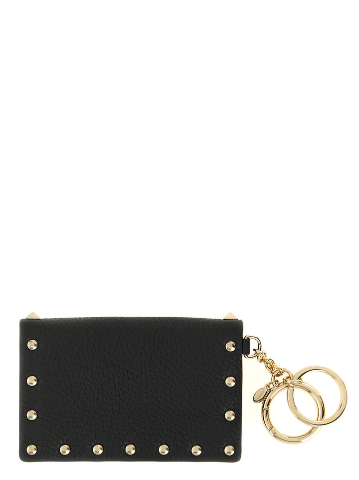Valentino Garavani Black Calfskin Cardholder