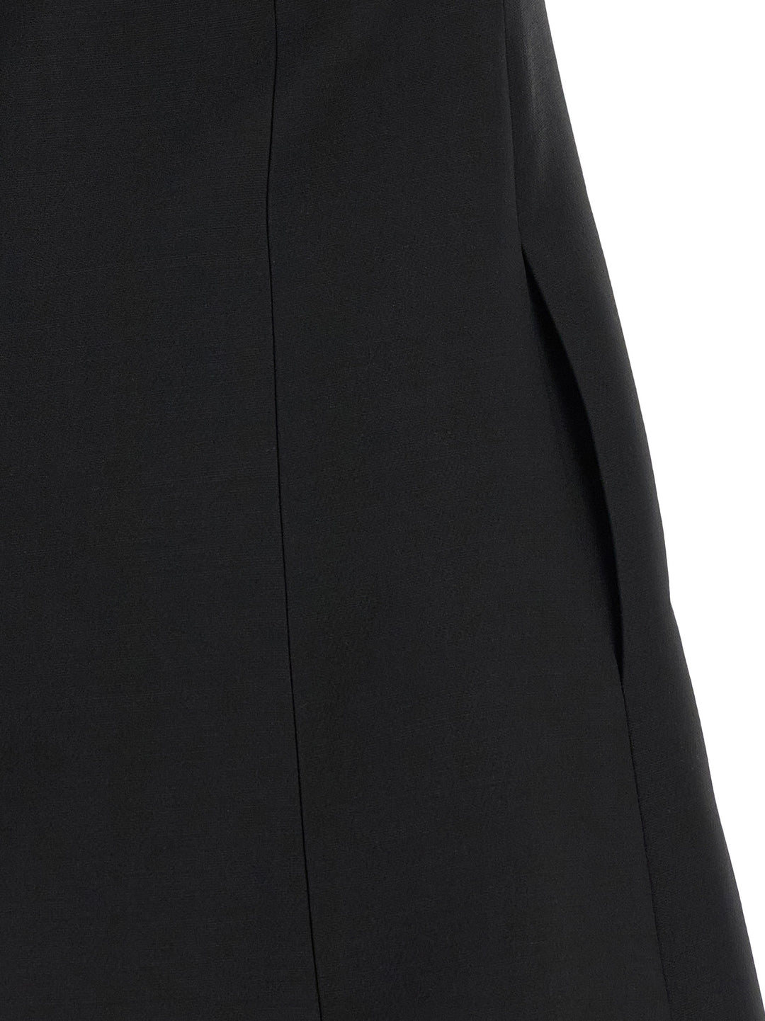 Valentino Garavani Black Virgin Wool Short Dress