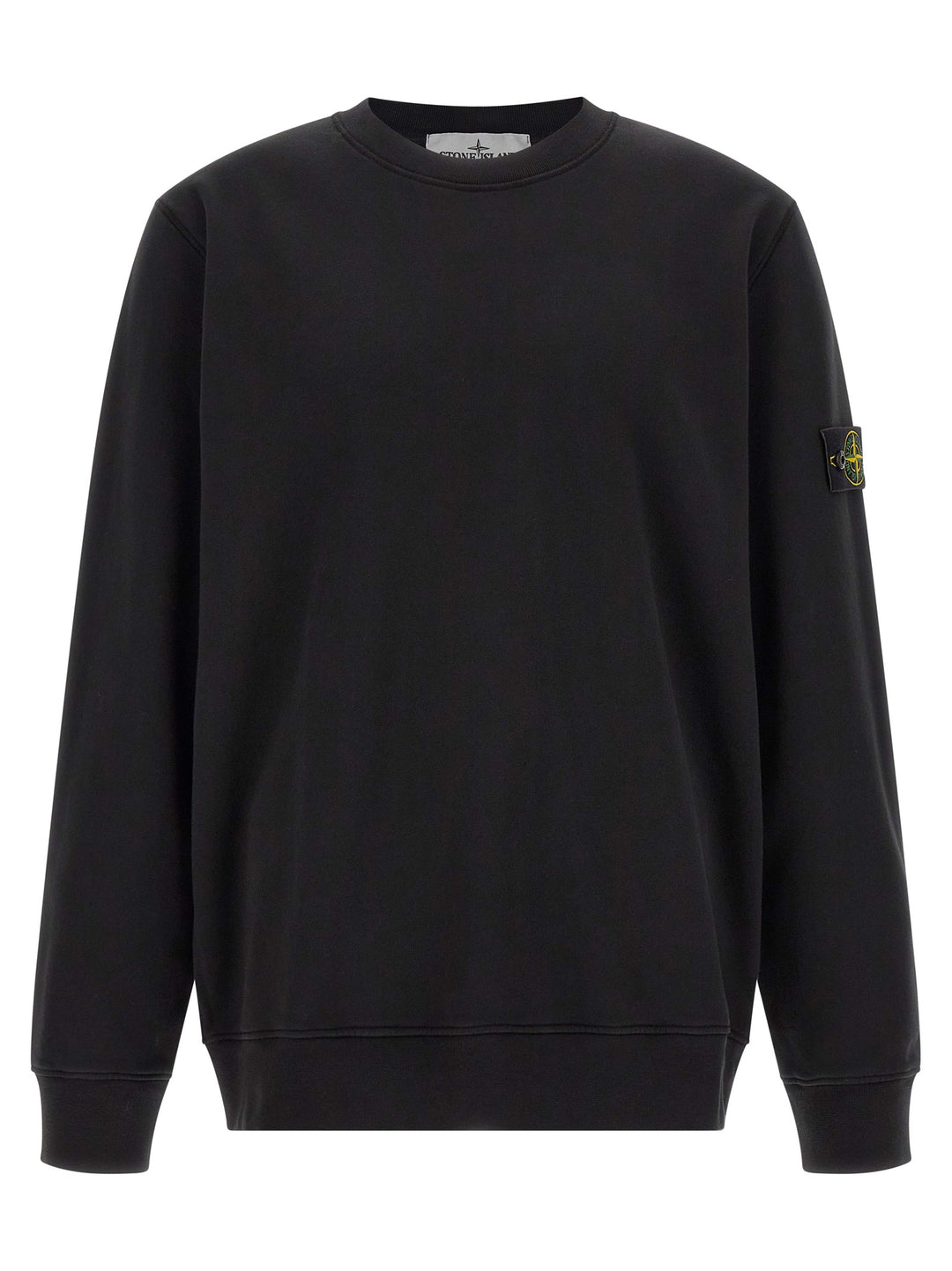 Stone Island Black Cotton Sweatshirt