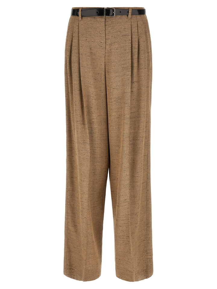 Dolce &amp; Gabbana Beige Viscose Casual Pants