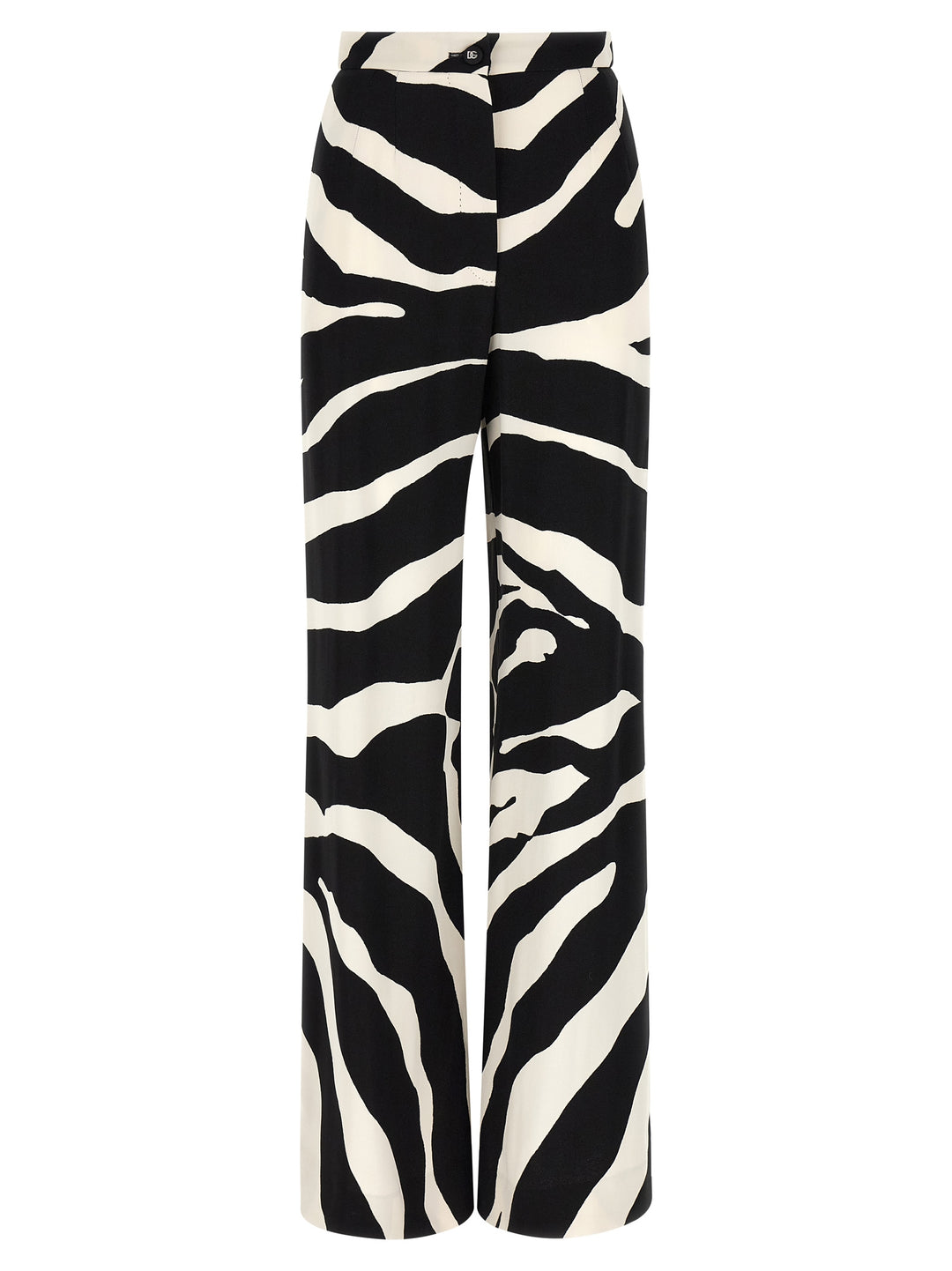 Dolce &amp; Gabbana Bicolor Viscose Casual Pants