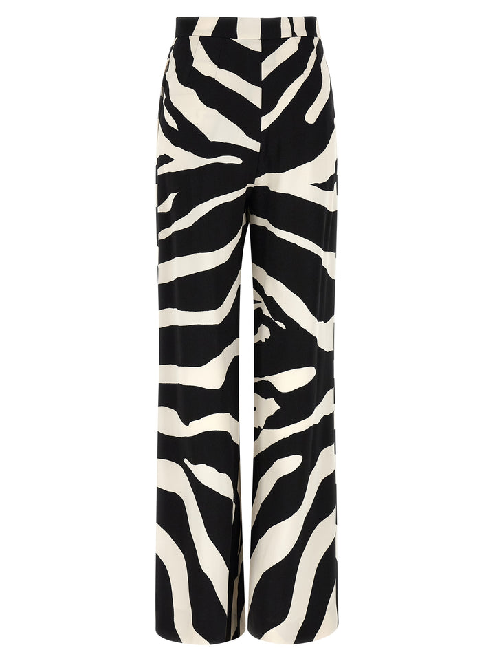 Dolce &amp; Gabbana Bicolor Viscose Casual Pants