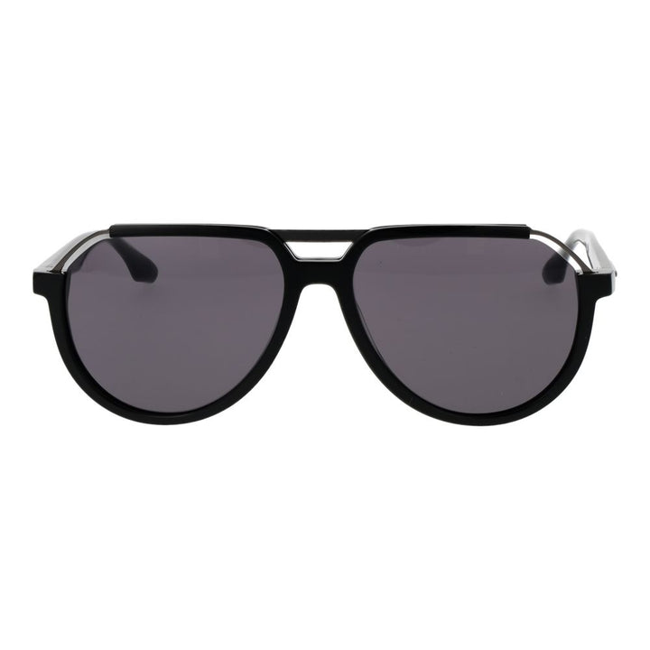 Trussardi Black Acetate &amp; Stainless Steel Sunglasses