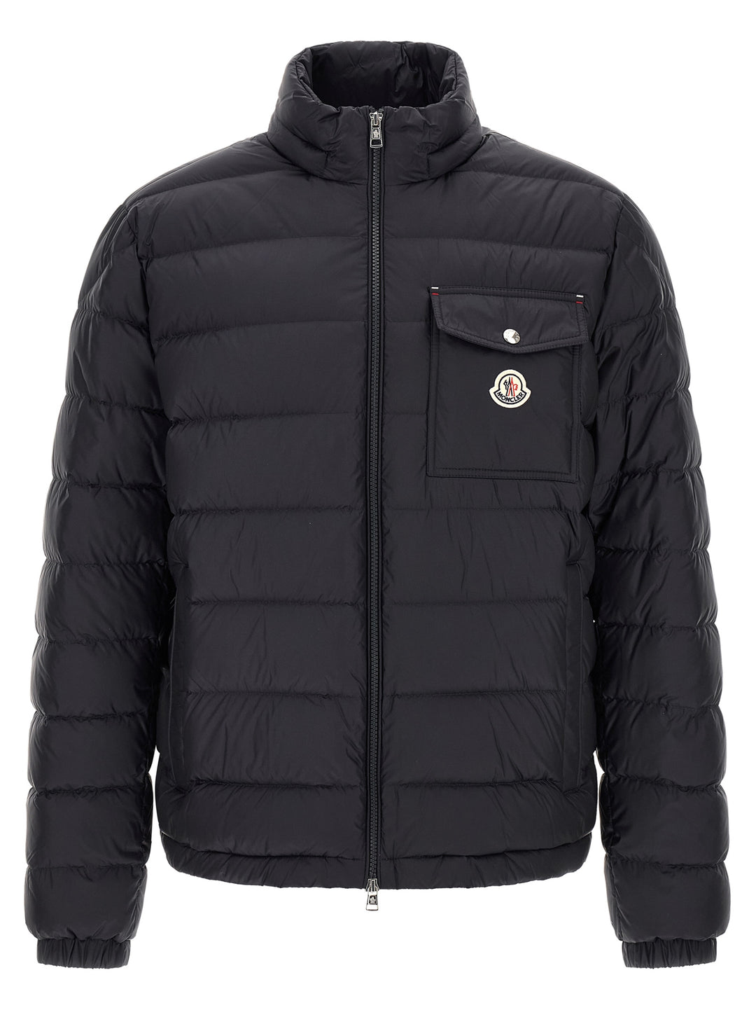 Moncler Blue Polyamide Full-Length Jacket