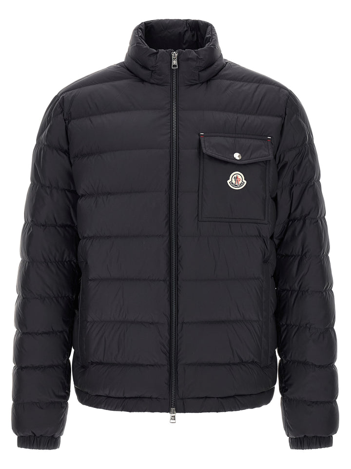 Moncler Blue Polyamide Full-Length Jacket