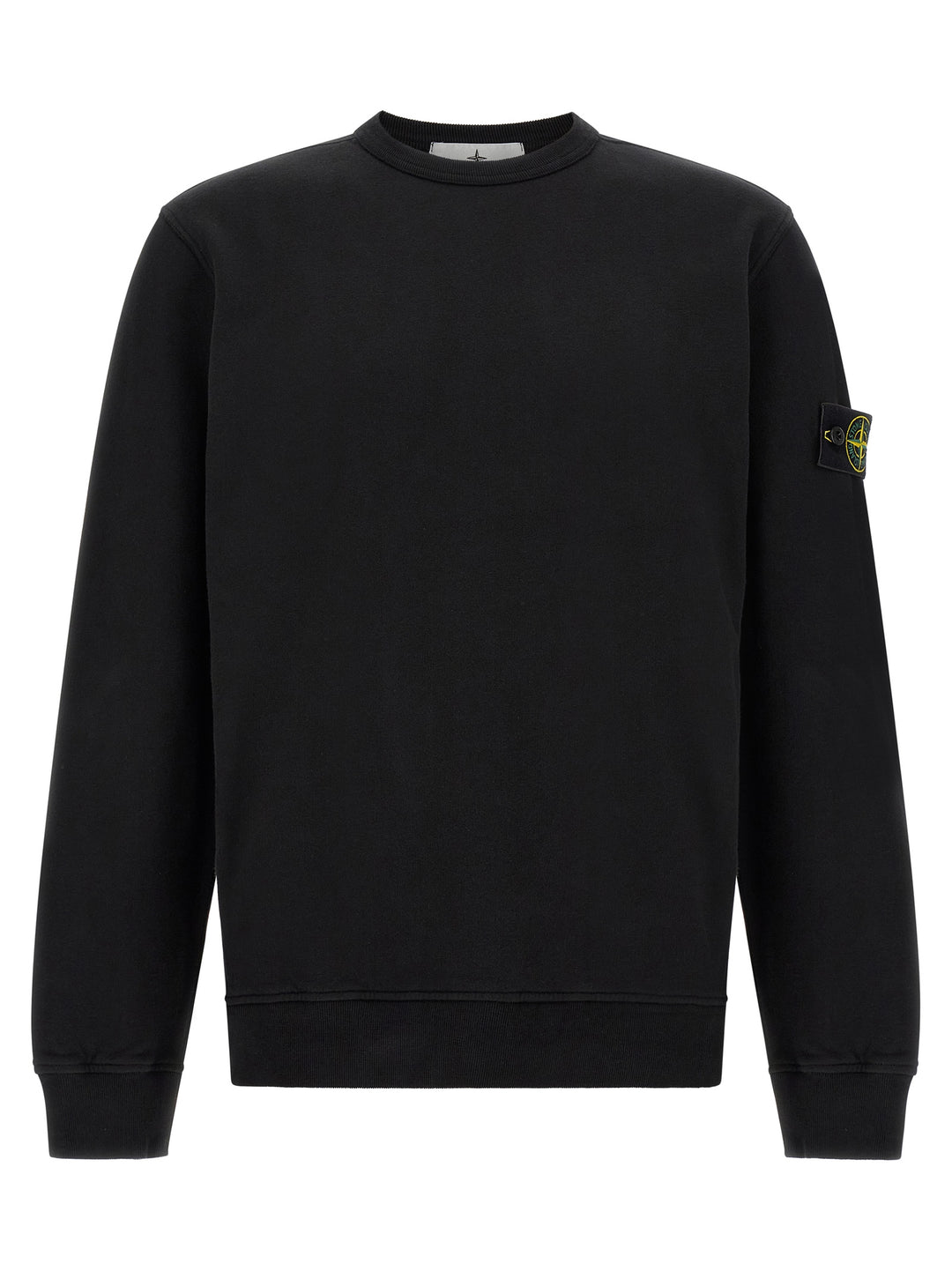 Stone Island Black Cotton Sweatshirt
