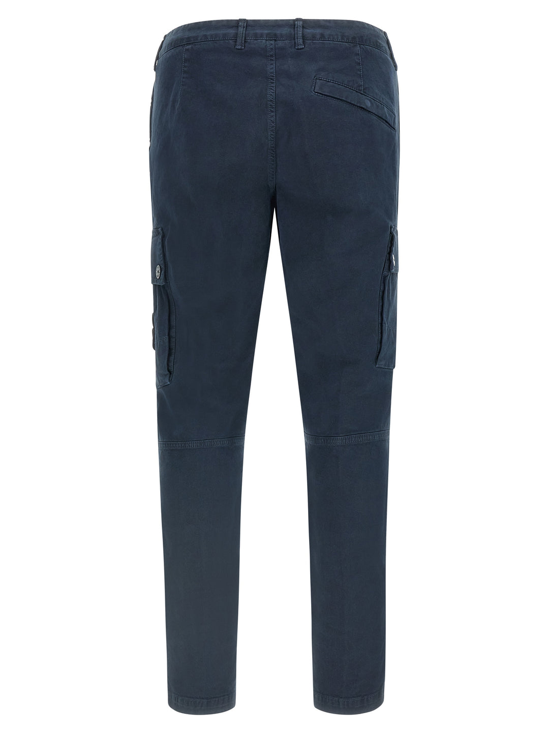Stone Island Blue Cotton Cargo Pants
