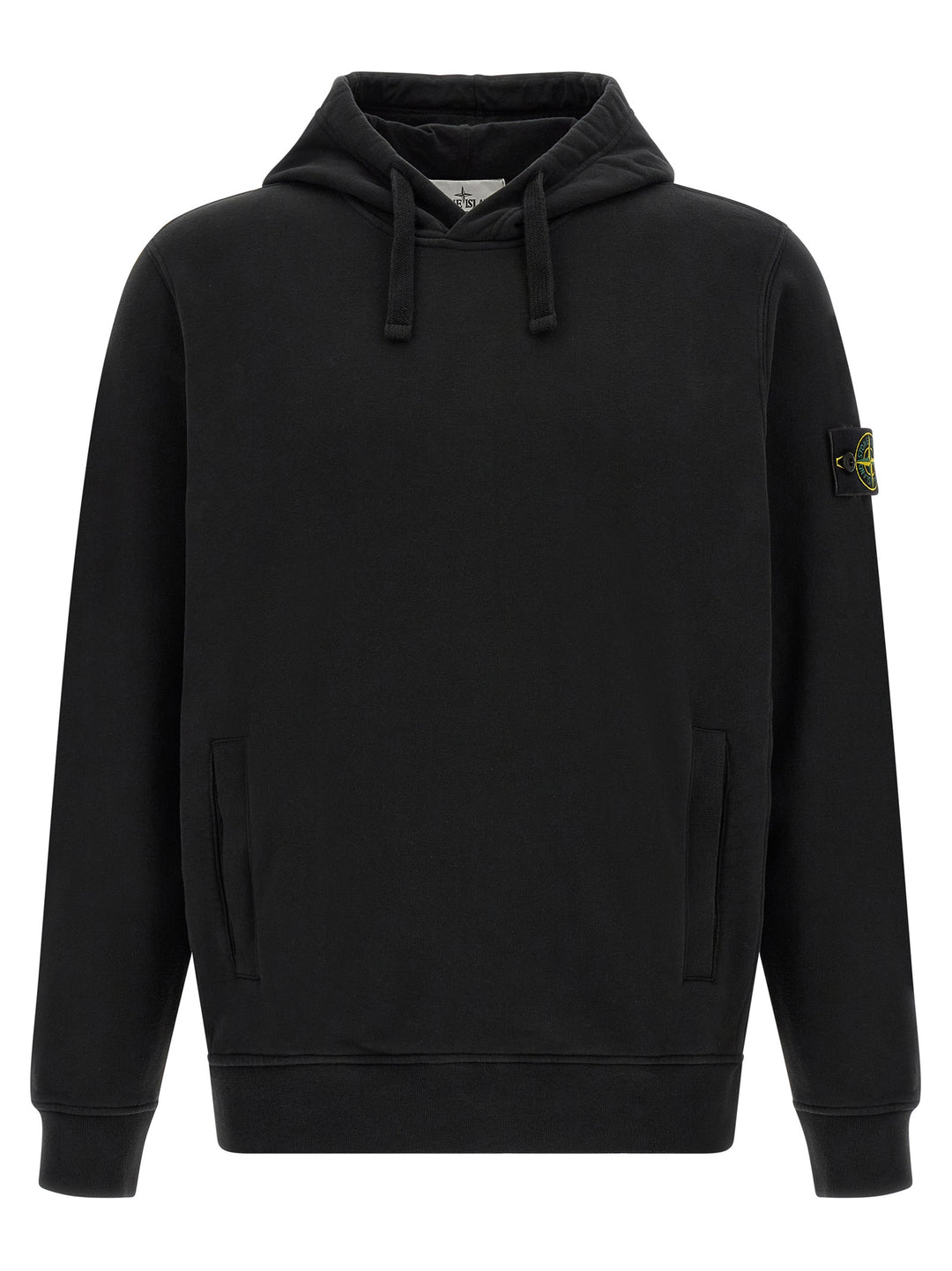 Stone Island Black Cotton Sweatshirt