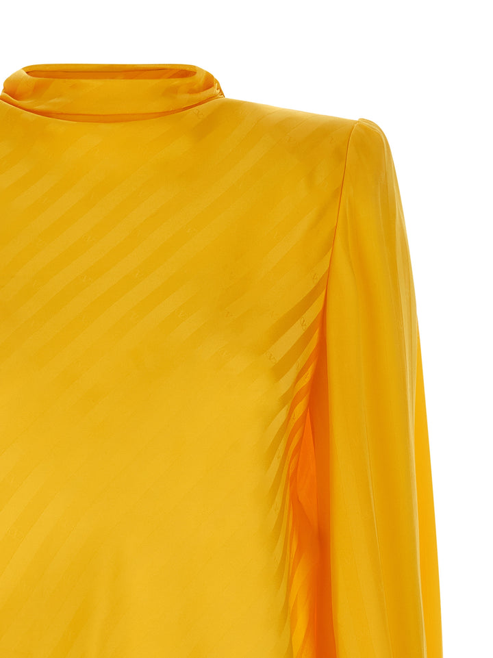 Valentino Garavani Bicolor Silk Blouse