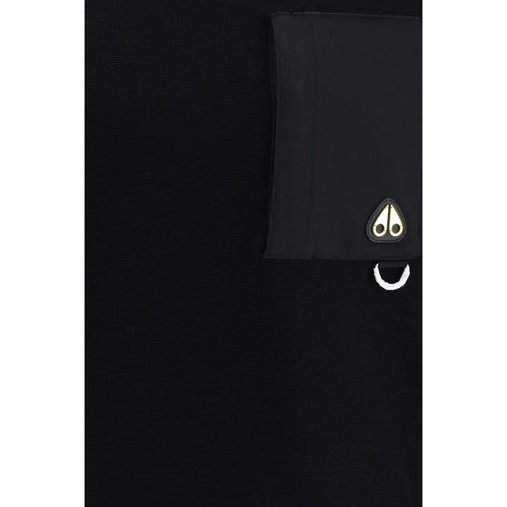 Moose Knuckles Black Nylon Sweatshirt