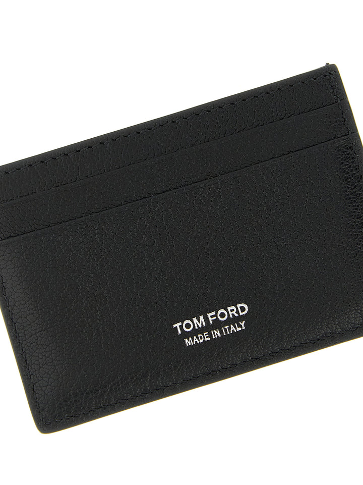 Tom Ford Black Goatskin Cardholder