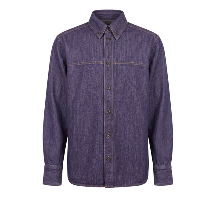 Trussardi Jeans Purple Cotton Men&