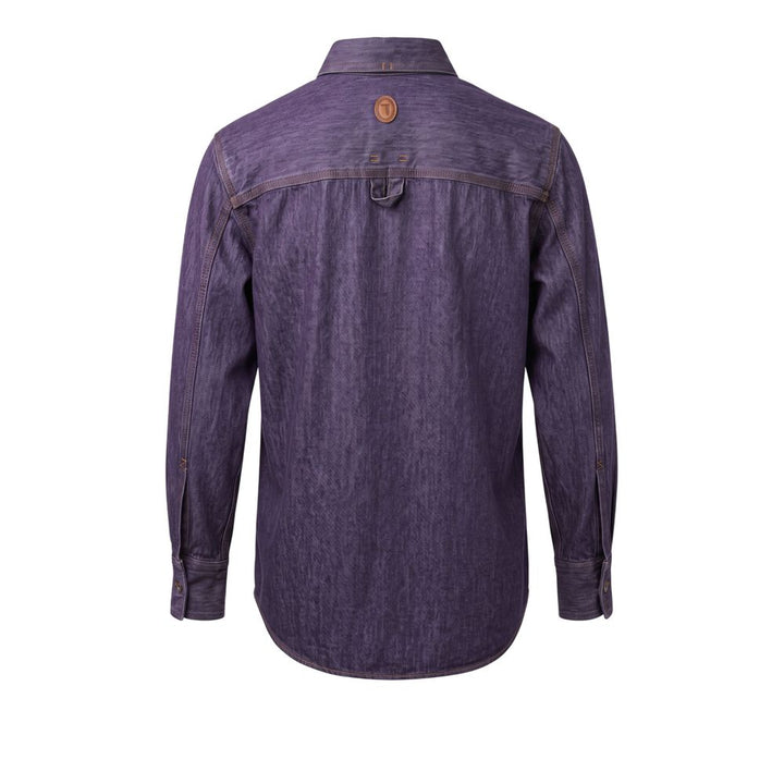 Trussardi Jeans Purple Cotton Men&