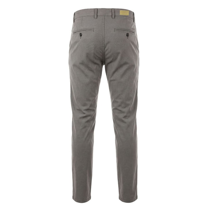 Trussardi Jeans Grey Cotton Men Trouser