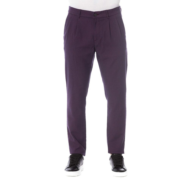 Trussardi Jeans Red Cotton Men&