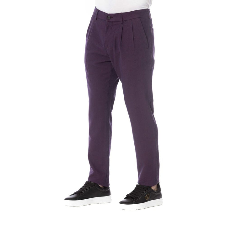 Trussardi Jeans Red Cotton Men&