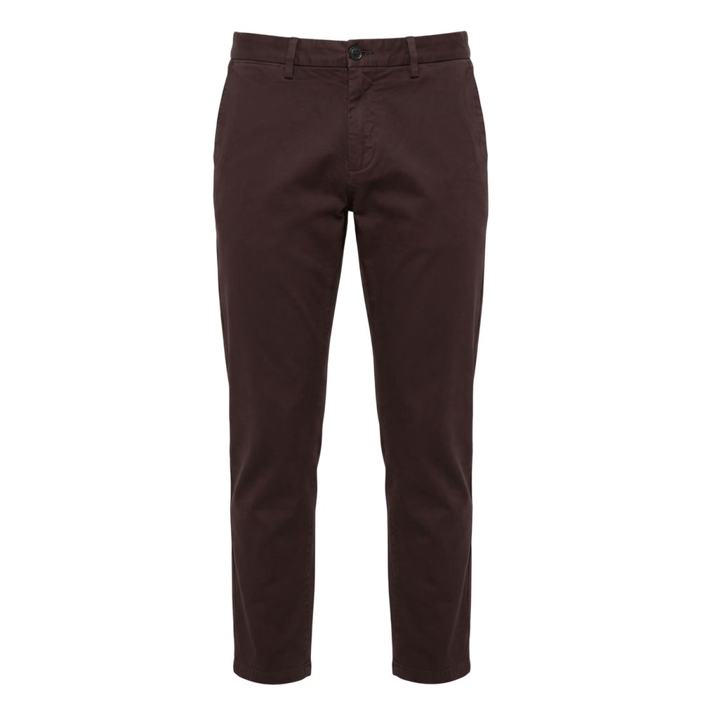 Trussardi Jeans Brown Cotton Men&