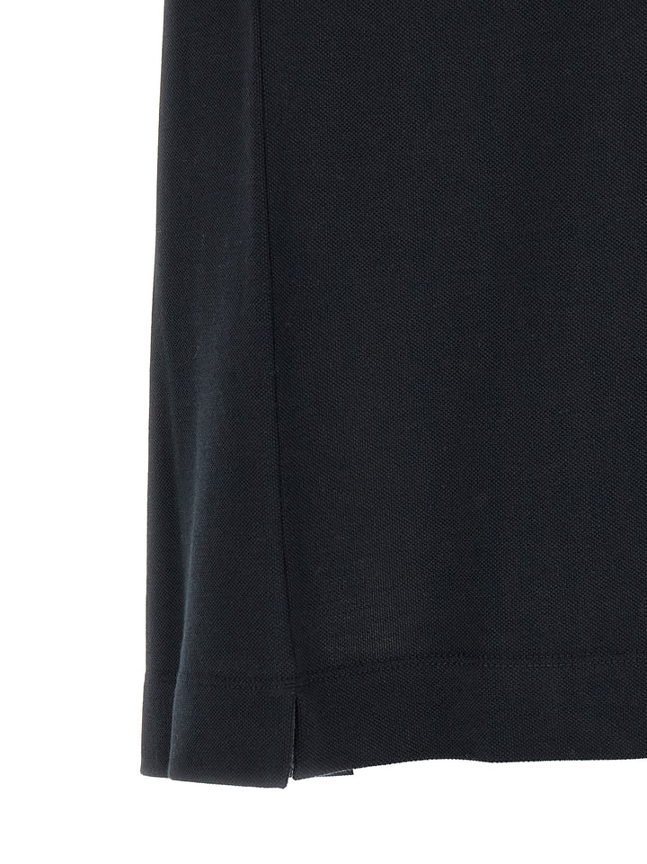 ZEGNA Blue Cotton Polo Shirt