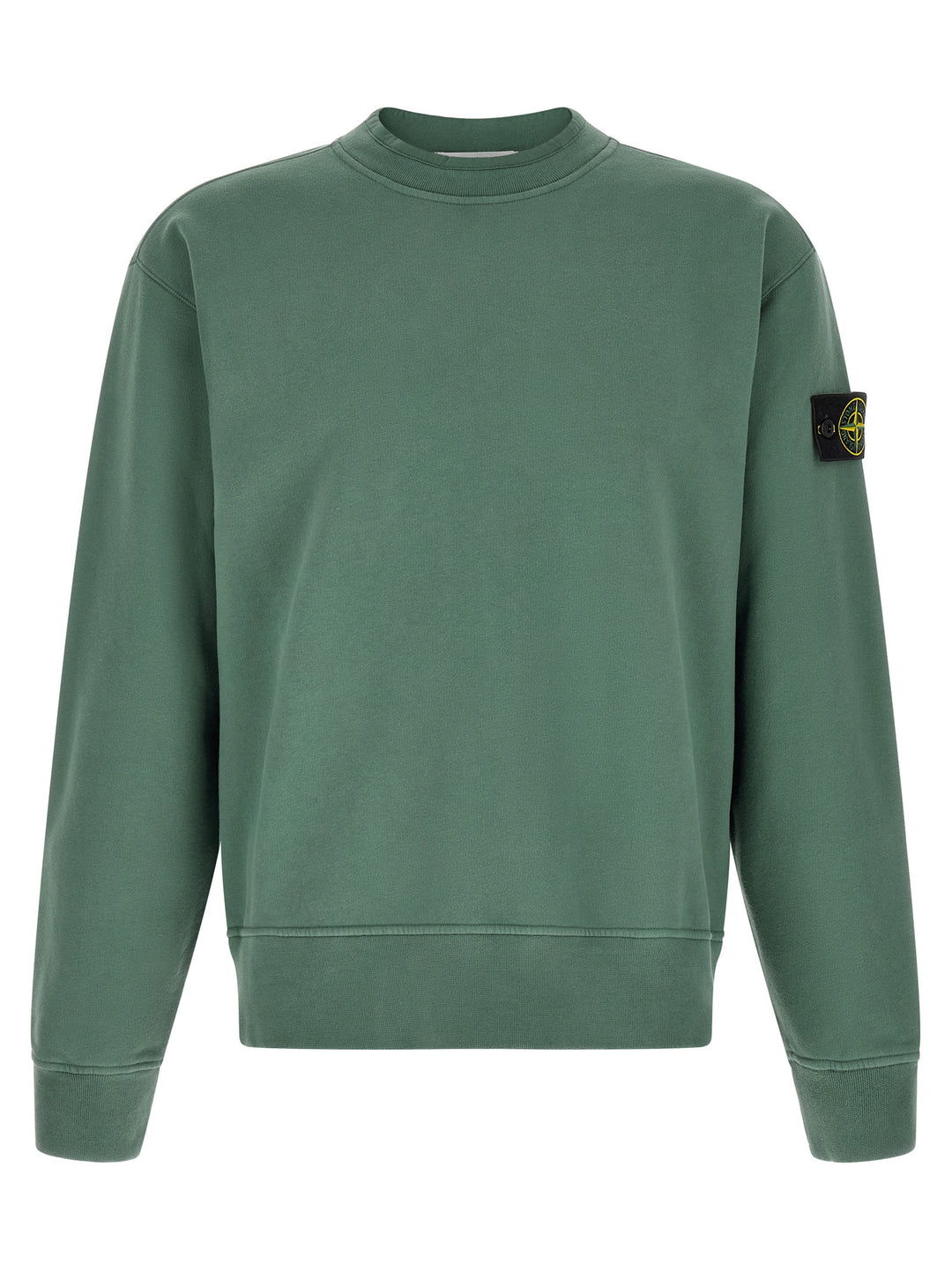 Stone Island Bicolor Cotton Sweatshirt