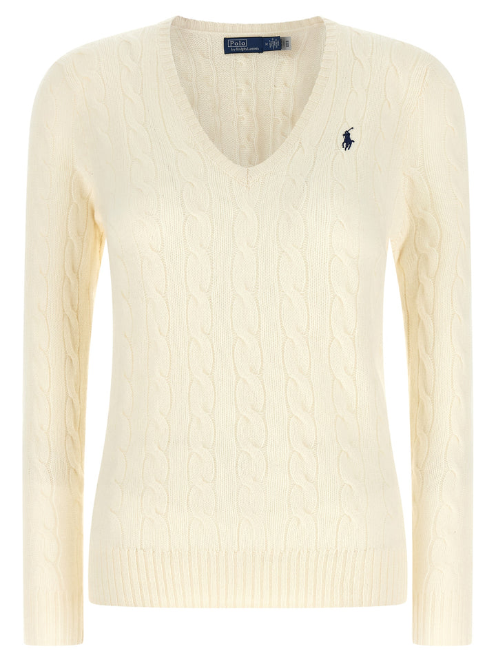 Polo Ralph Lauren White Wool Cardigan