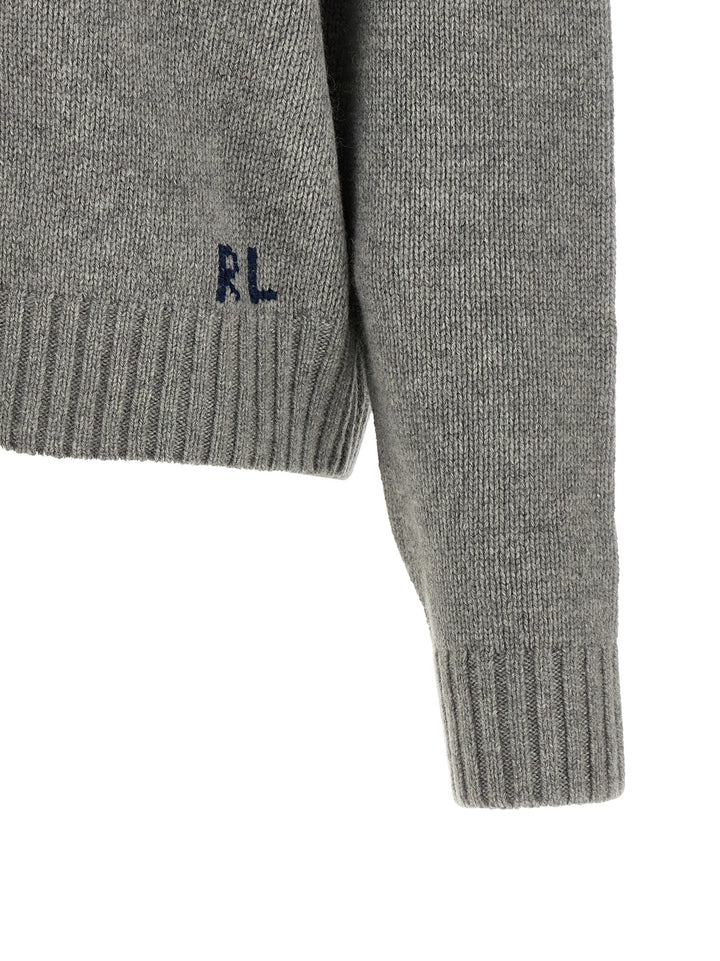 Polo Ralph Lauren Gray Wool Cardigan