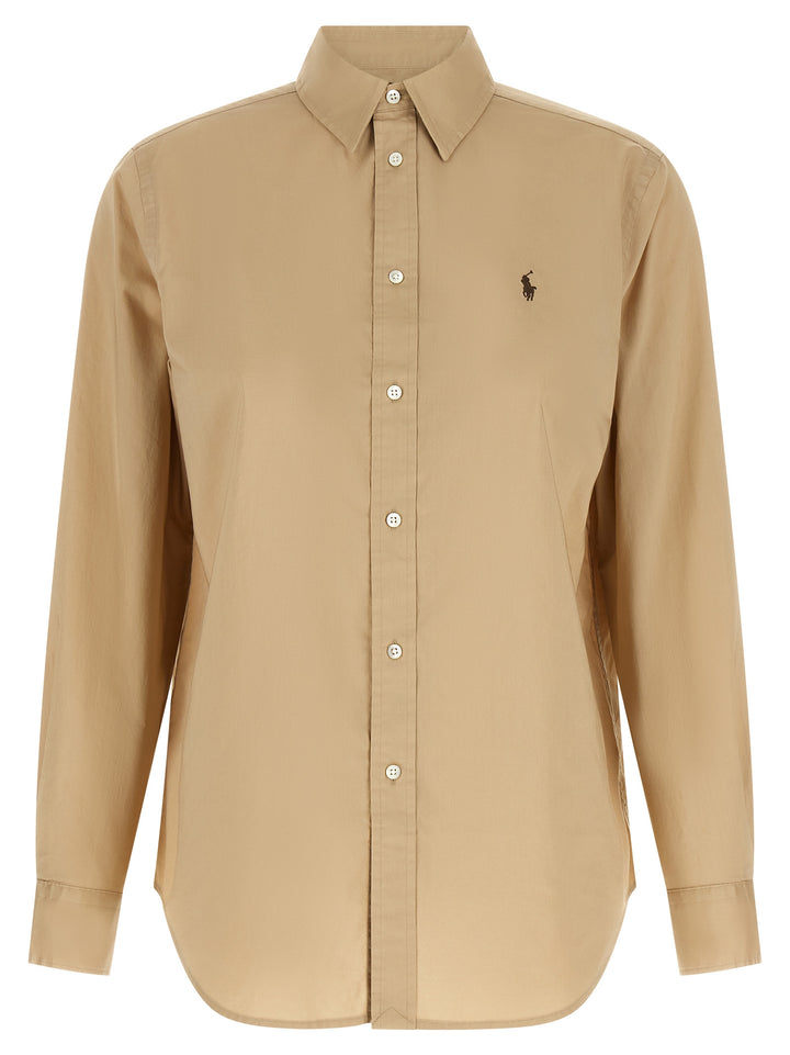 Polo Ralph Lauren Beige Cotton Blouse