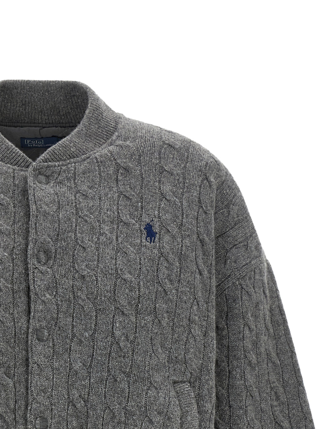 Polo Ralph Lauren Gray Wool Bomber