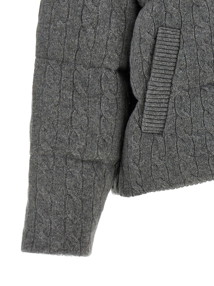 Polo Ralph Lauren Gray Wool Full-Length Jacket
