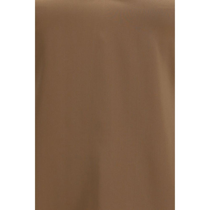 Brunello Cucinelli Brown Silk Shirt