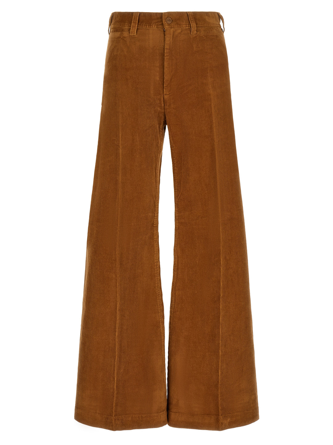 Polo Ralph Lauren Brown Cotton Flared Pants