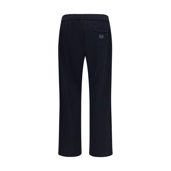 Dolce &amp; Gabbana Blue Polyamide Athletic Pants
