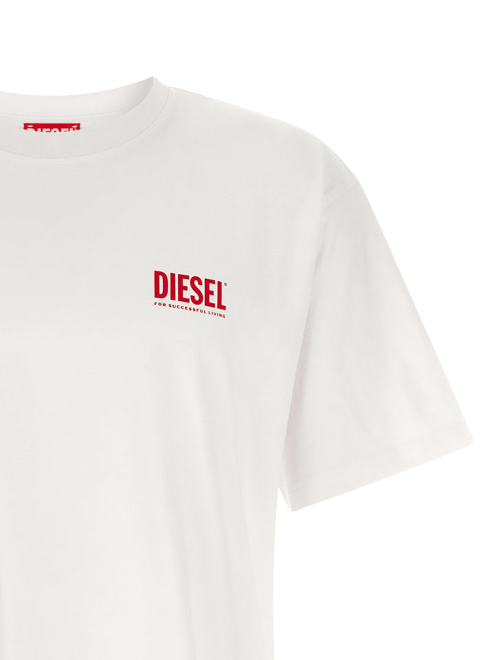 Diesel White Cotton T-Shirt