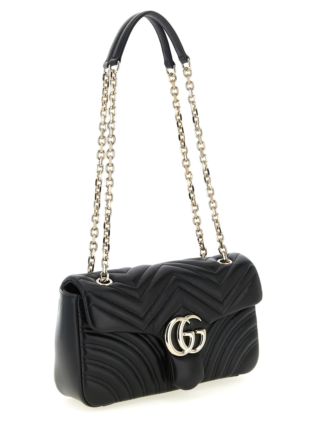 Gucci Black Lamb Leather Shoulder Bag