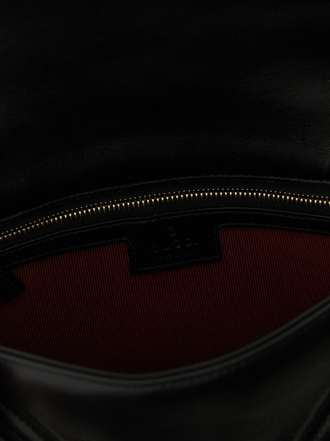 Gucci Black Lamb Leather Shoulder Bag
