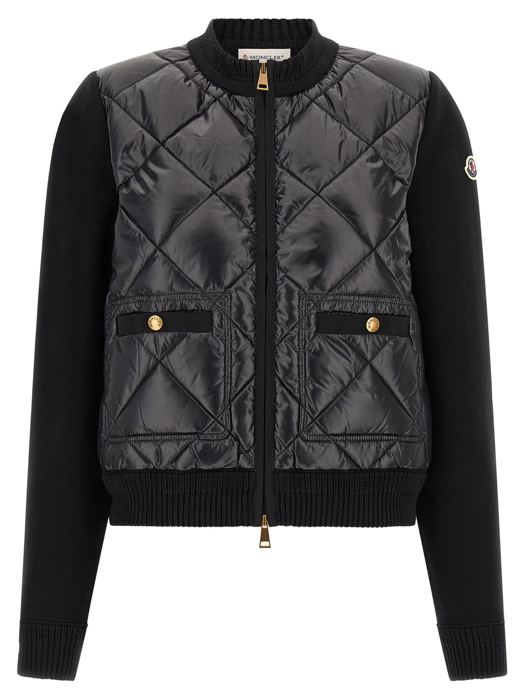 Moncler Black Polyamide Cardigan