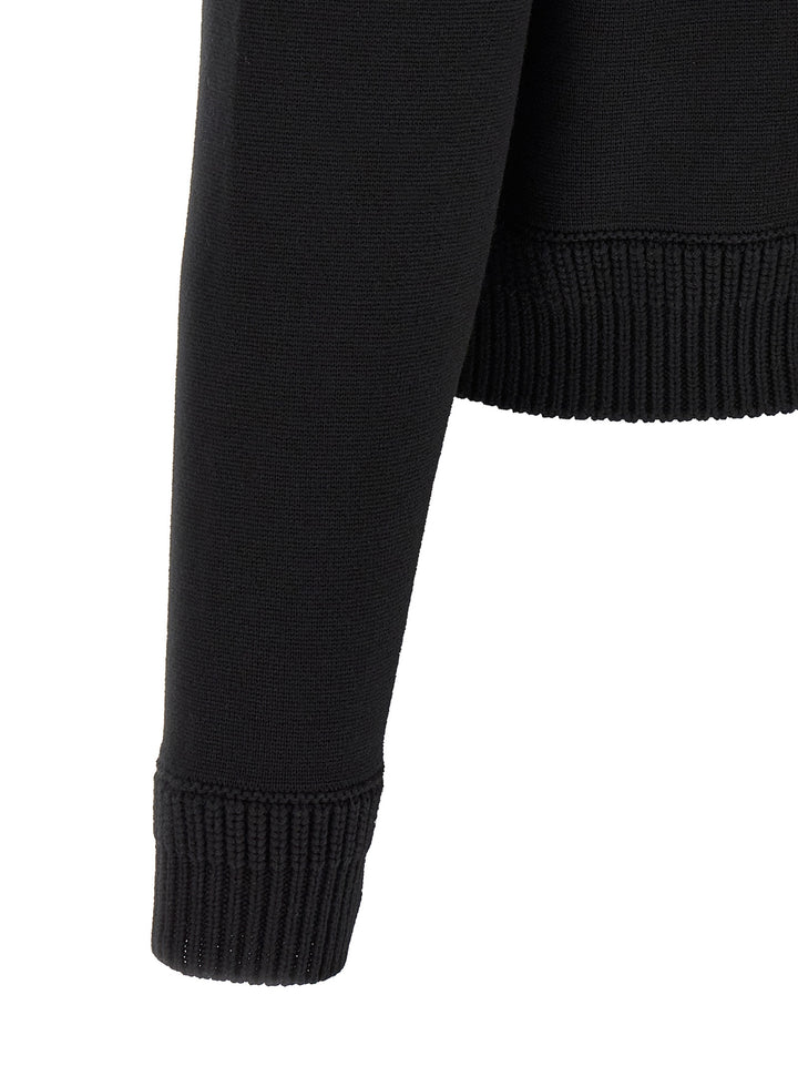 Moncler Black Polyamide Cardigan