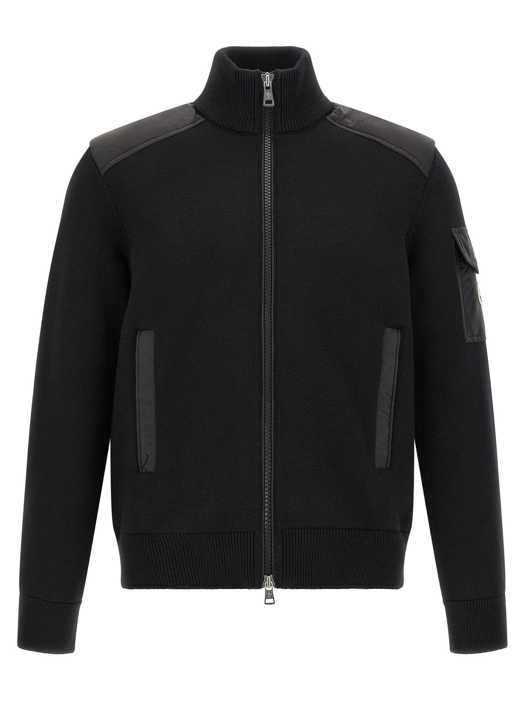 Moncler Black Polyamide Cardigan