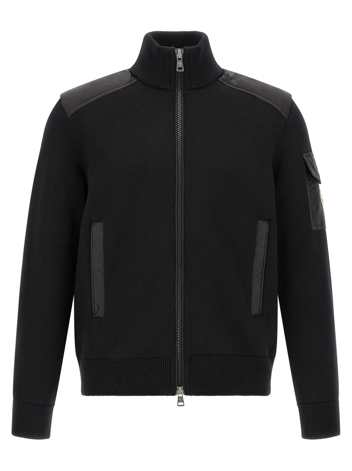 Moncler Black Polyamide Cardigan