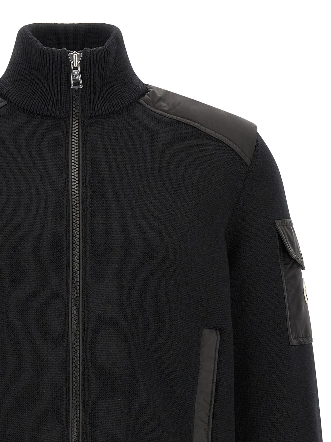 Moncler Black Polyamide Cardigan