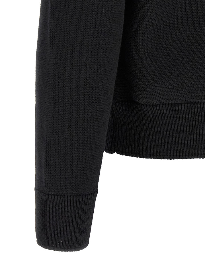 Moncler Black Polyamide Cardigan
