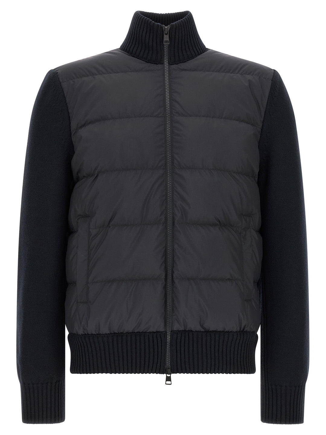 Moncler Blue Polyester Cardigan