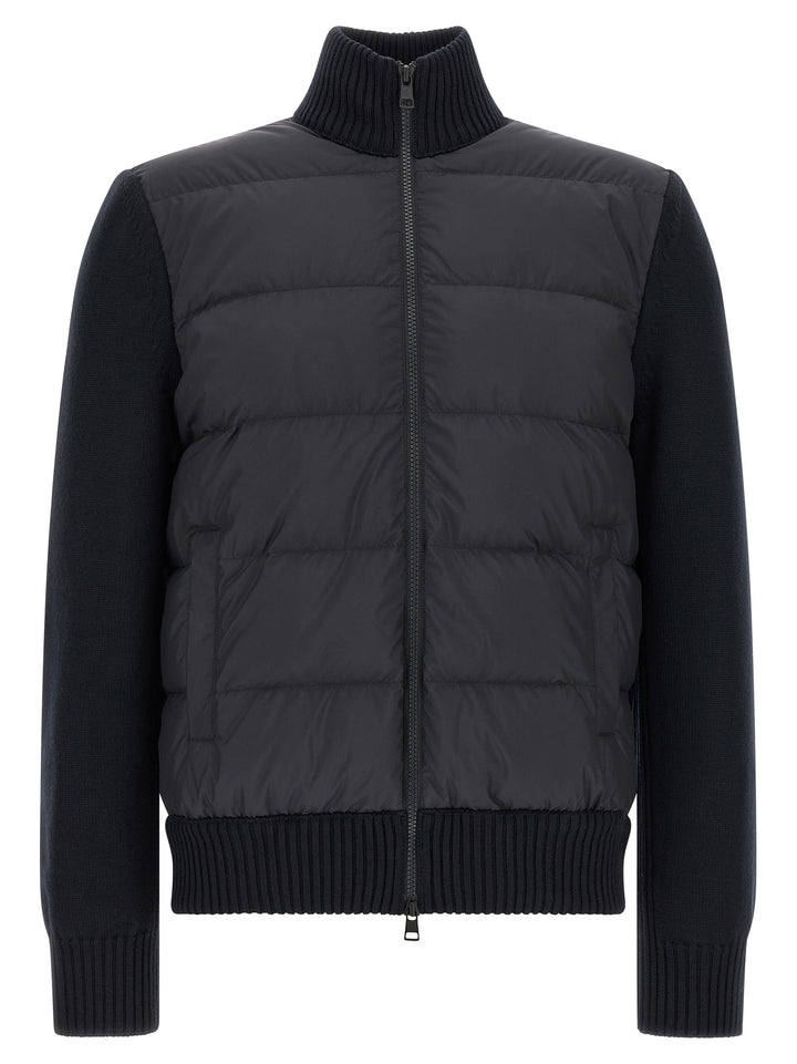 Moncler Blue Polyester Cardigan