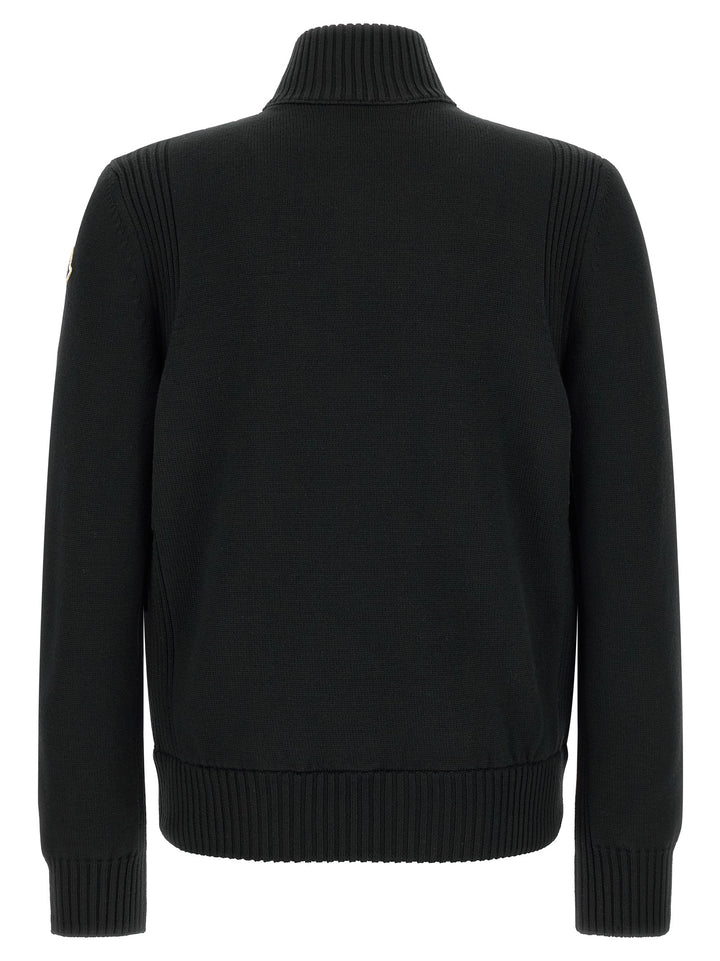 Moncler Black Polyester Cardigan